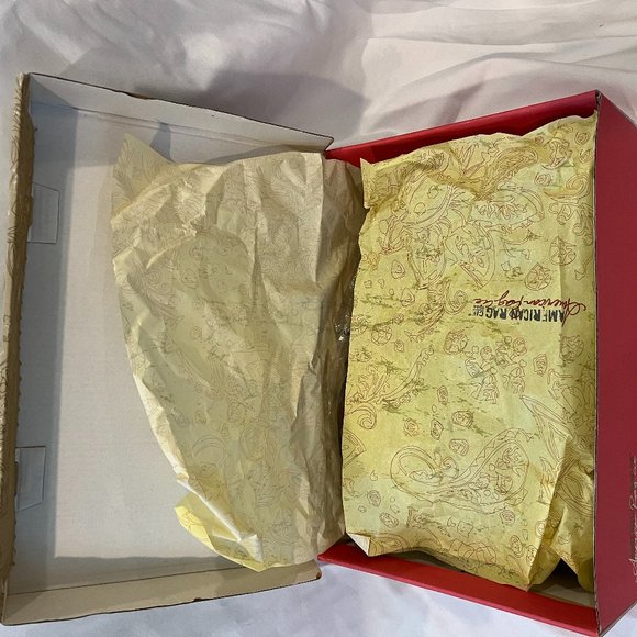 American Rag Amiley Sueded Wedge Ankle Strap Shoes - Picture 6 of 6